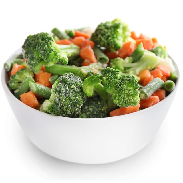 Steamed Vegetables.