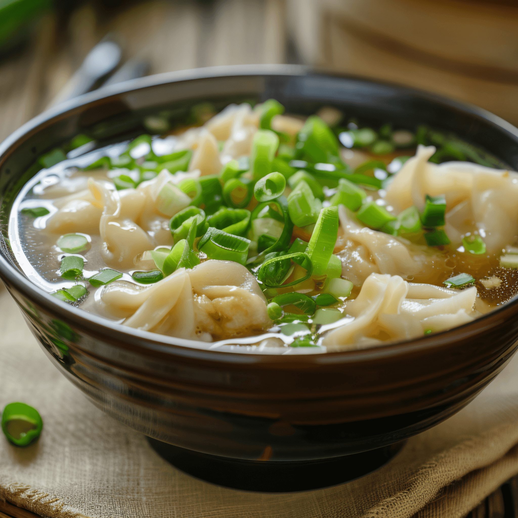 Wonton Noodle Soup.