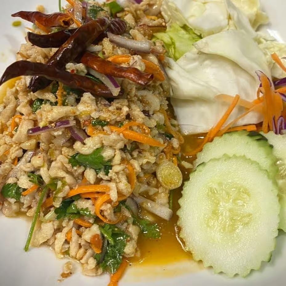 Chicken Laab Salad.