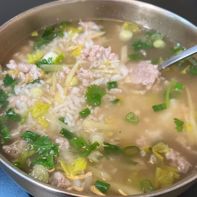 Jasmine Rice Soup.