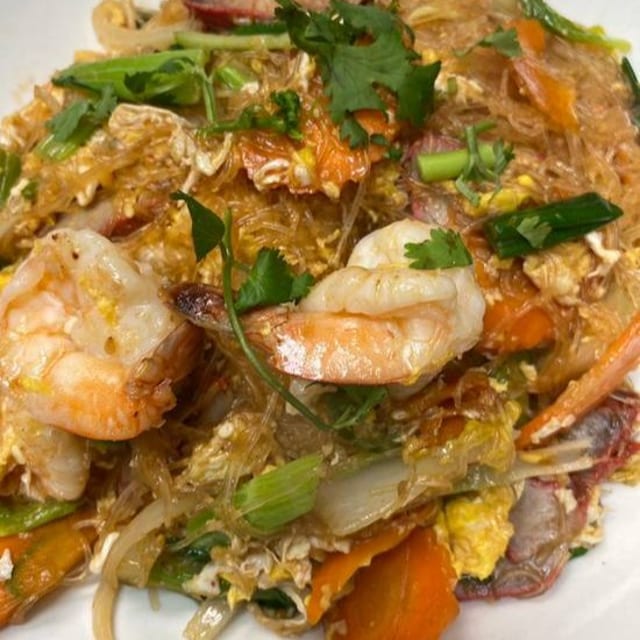 Shrimp BBQ Pork Sukiyaki.