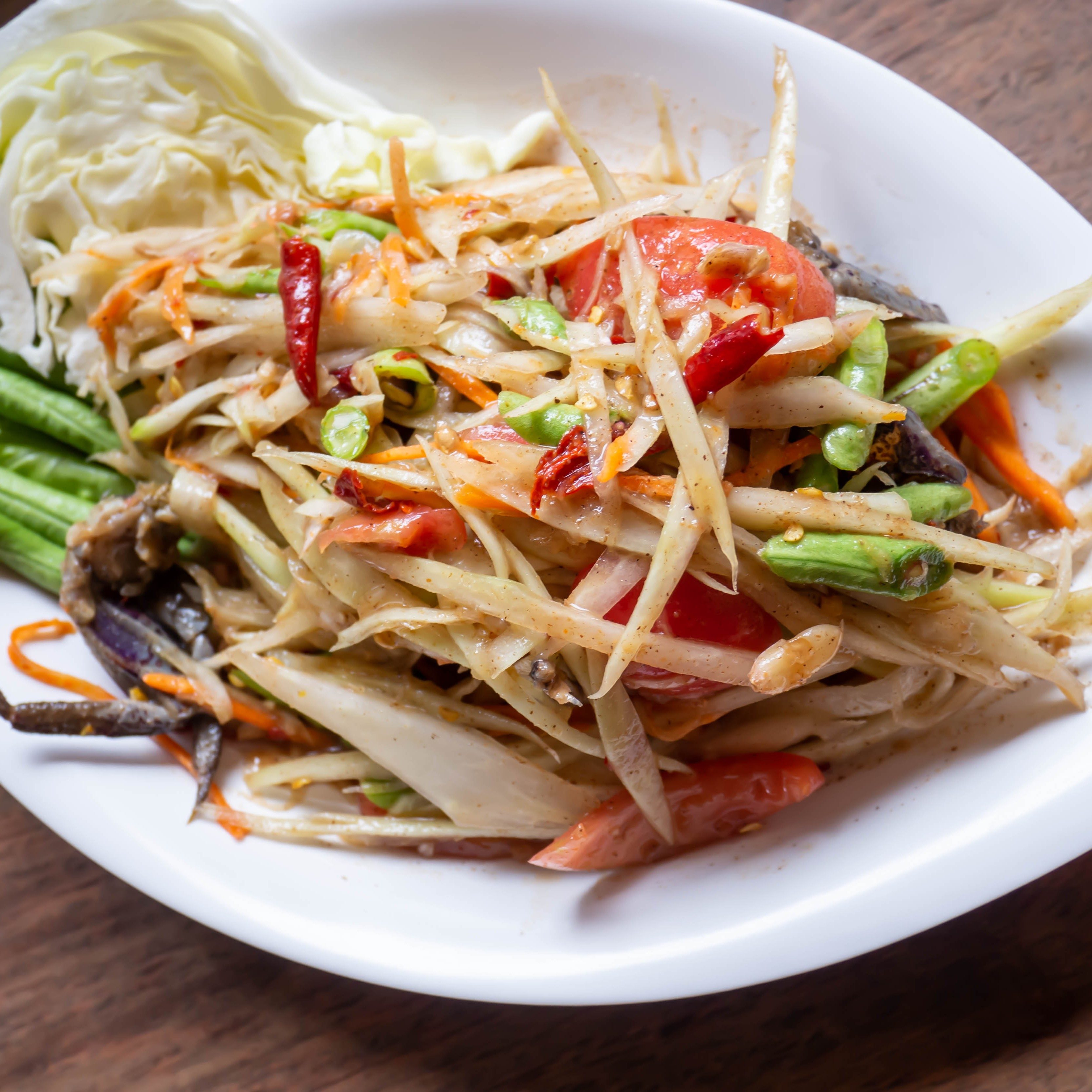 Combo Papaya Salad.