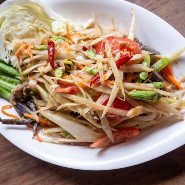 Combo Papaya Salad.
